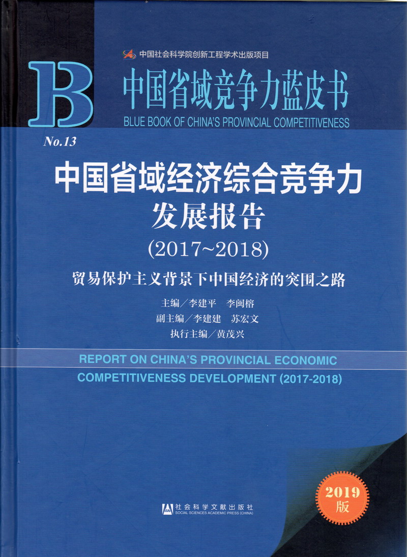 加拿大美女B逼中国省域经济综合竞争力发展报告（2017-2018）